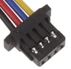 Close-up of the shiny connector side that must face the magnet side of the sensor
