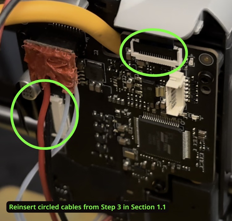 Hotend remove, step 3: supplied installation photograph - photo 2