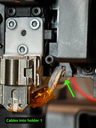 Hotend install, step 2: supplied installation photograph - photo 2