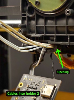 Hotend install, step 2: supplied installation photograph - photo 2