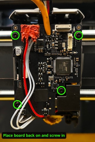 Hotend install, step 7: supplied installation photograph - photo 1