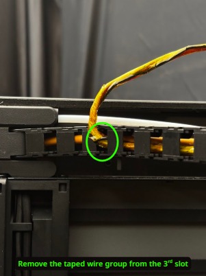 Hotend install, step 11: supplied installation photograph - photo 1