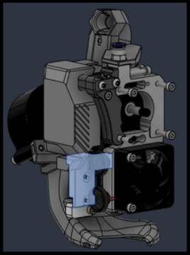 Printhead Cable Clip Location and Image — view 1