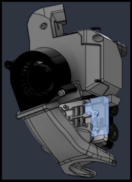 Printhead Cable Clip Location and Image — view 2