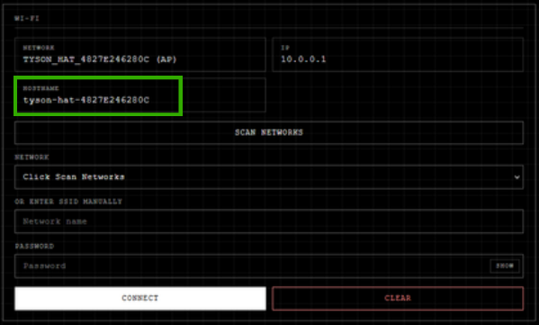 HostName in Settings